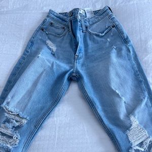 ABERCROMBIE & FITCH THE SKINNY HIGH RISE SIZE 00s